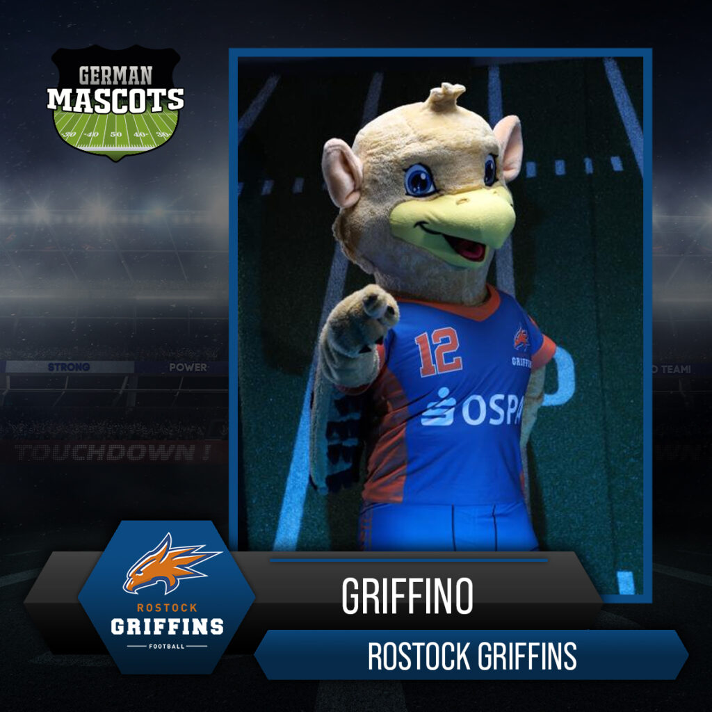 Griffino - Maskottchen der Rostock Griffins